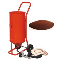 Sableuse Aérogommeuse mobile sur Roulettes 56 70L