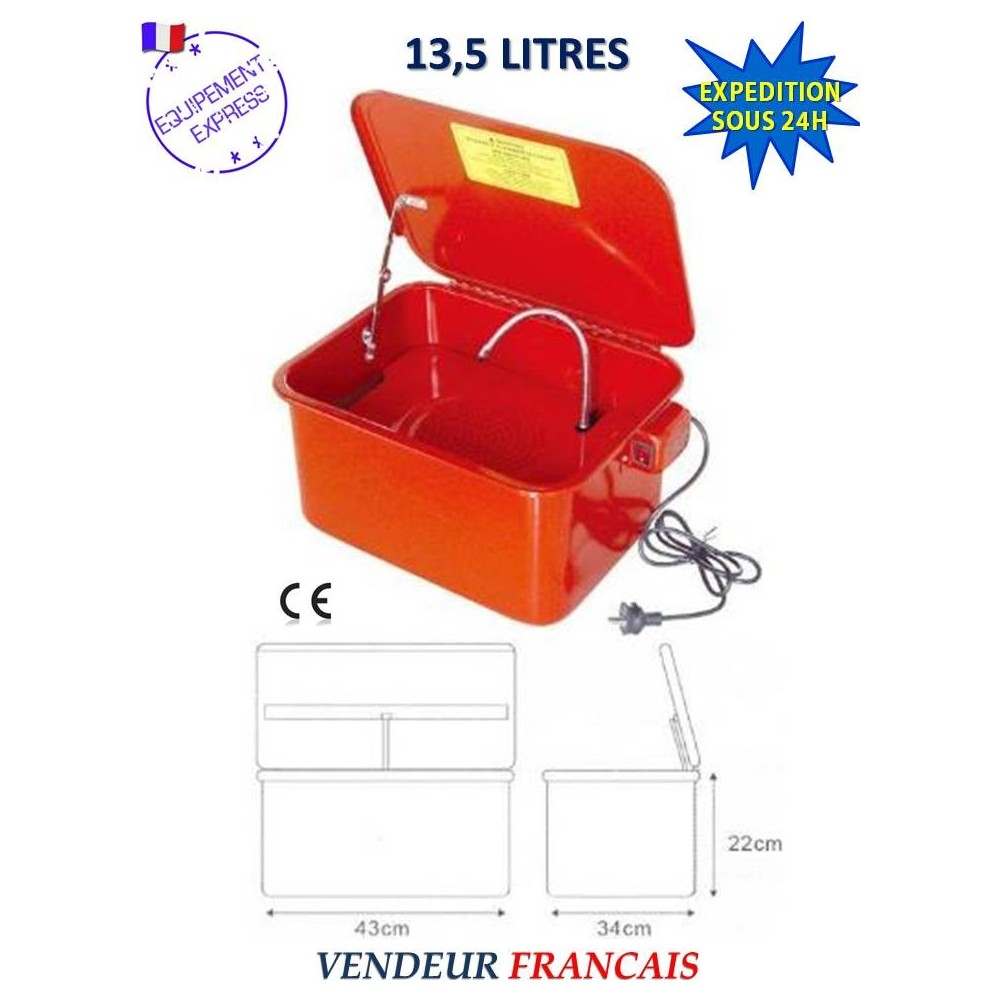 Fontaine de Nettoyage Lavage 13,5L - 3,5 gal