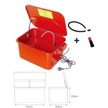 Fontaine de Nettoyage Lavage 13,5L - 3,5 gal + Pinceau Brosse