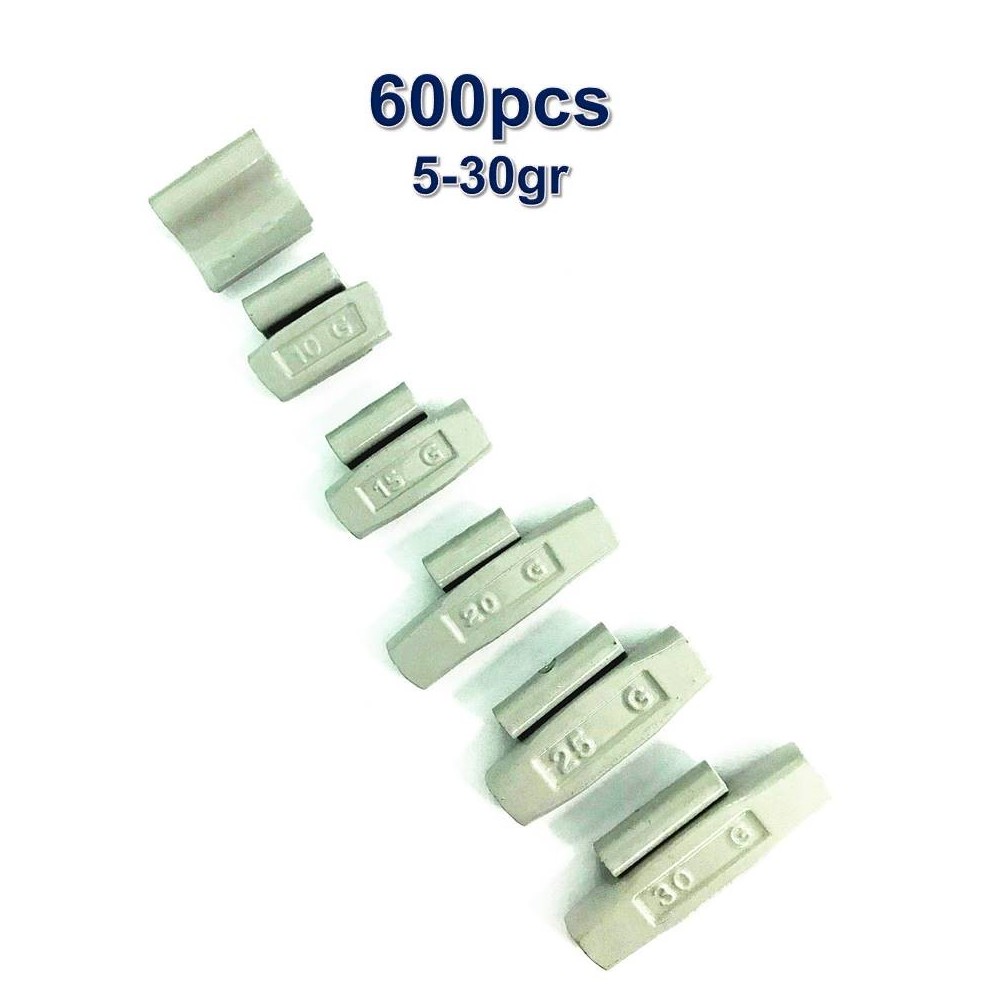 600 Plombs Masses d'Equilibrage à  Frapper pour Jantes Acier 5-30g