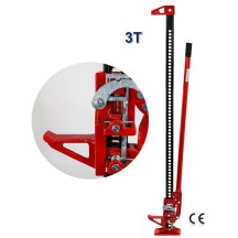 Cric manuel Farm Jack Hi Lift 3 Tonnes GRAND MODELE 12,5 - 134cm