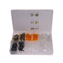 Coffret Assortiment de 300 Clips Agrafes de Fixation Auto RENAULT