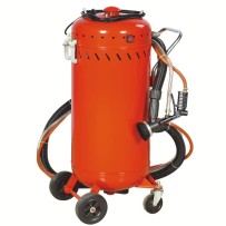 Sableuse Aérogommeuse mobile sur Roulettes 56,70L