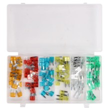 Coffret Assortiment de 120 Mini Fusibles Auto Enfichables