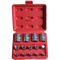 Coffret 14 Douilles Torx Femelles Embouts