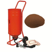 Sableuse Aérogommeuse mobile sur Roulettes 56 70L