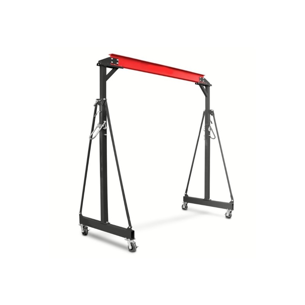 Grue Portique mobile 1T + Chariot Porte Palan 1T 2,5m 4mm