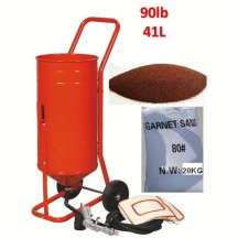 Sableuse Aérogommeuse mobile sur Roulettes 56 70L