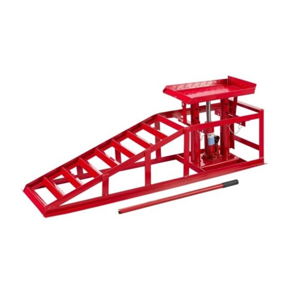 1 Rampe de Levage Hydraulique 2T Rampe d'Accès Réglable chargement Véhicule 240-420mm