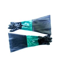 Paire de Gants sablage 61cm pour Microbilleuse Sableuse Cabine de sablage