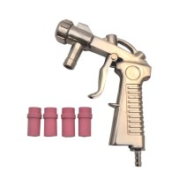 Pistolet sablage aérogommage Sableuse Aérogommeuse Microbilleuse Cabine de Sablage + 4 buses