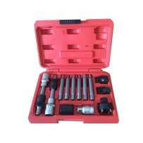 Coffret Outils démontage Poulie Alternateur débrayable multimarques torx btr 13pcs