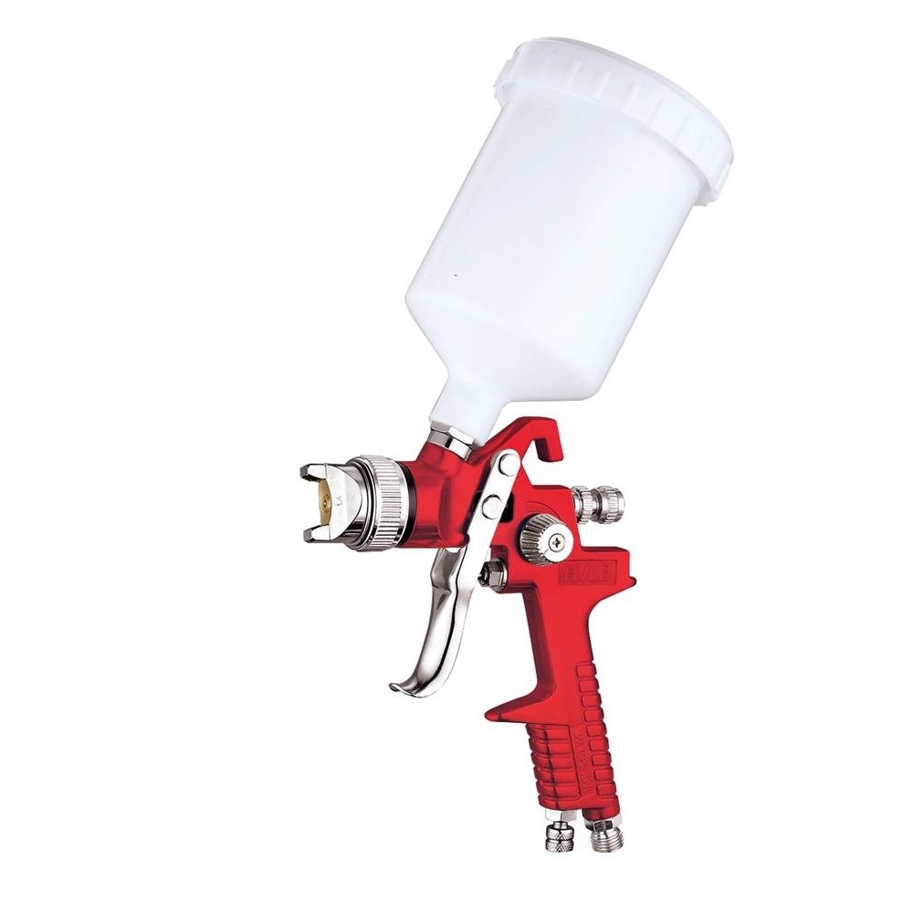 Pistolet à  Peinture Pneumatique Triple Réglage HVLP 600ml Buse 1,4mm