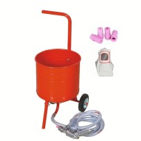 Sableuse Aérogommeuse mobile sur Roulettes 31,50L 50lb 23kg