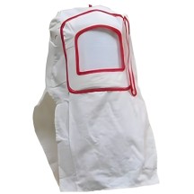 Masque Cagoule Visière de Protection de Sablage Blanc
