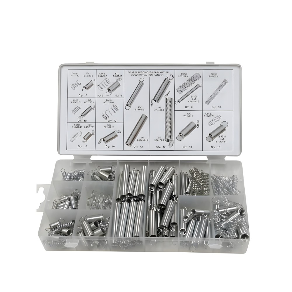 Coffret 200 Ressorts de Traction et Compression