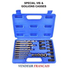 Coffret Extracteur de Vis et Goujons Cassés Arrache Boulons