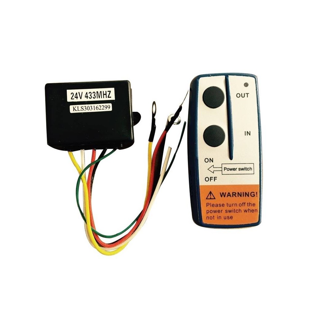 Télécommande de Treuil à  distance universelle sans Fil 24v 30m