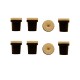 2 jeux de 4 Buses céramique noires pour Pistolet Sableuse 2mm - 3.5mm