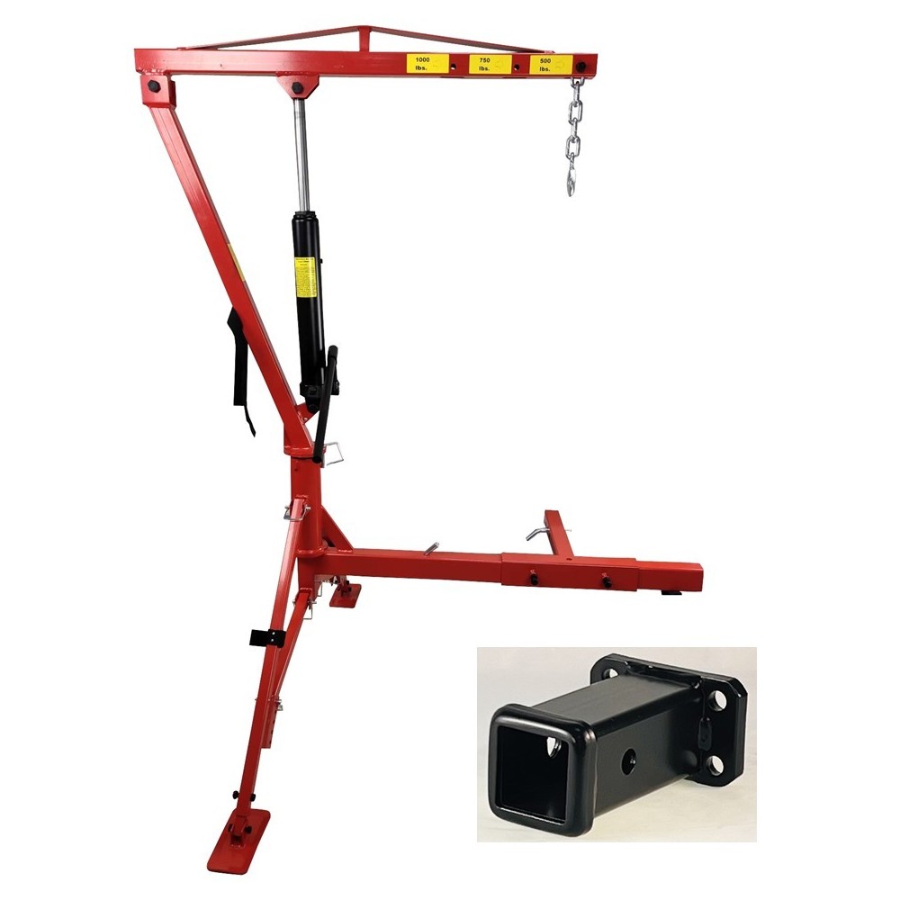 Grue de levage hydraulique pick up 0,5T + Adaptateur
