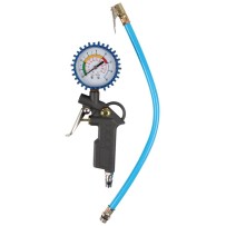 Pistolet de gonflage pneumatique - Manomètre gonfleur 16 bars Auto Moto Cycles