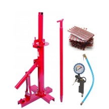 Démonte Pneu manuel Auto 13 à  21" - utilitaires -quad - 4x4 + 1 Kit Réparation pneu tubeless + 1 Pistolet de gonflage