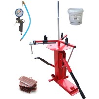 Démonte Pneu manuel Auto Moto jusqu'à + 60 Mèches + 1 Gonfleur + Graisse pneu 1kg