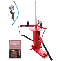 Démonte Pneu manuel Auto Moto jusqu'à 21" + 1 Pistolet de Gonflage + 1 Kit réparation Pneu Tubeless