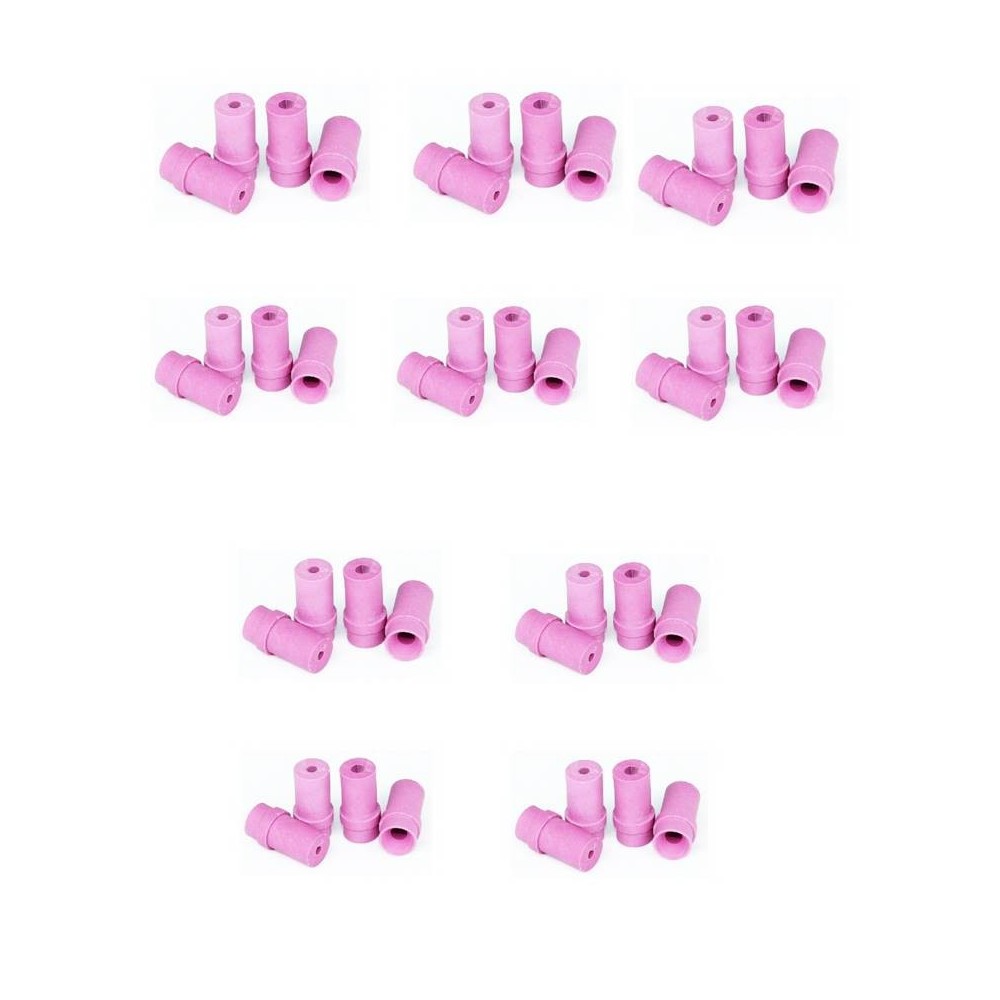10 jeux de 4 Buses céramique roses pour Pistolet Sableuse Microbilleuse