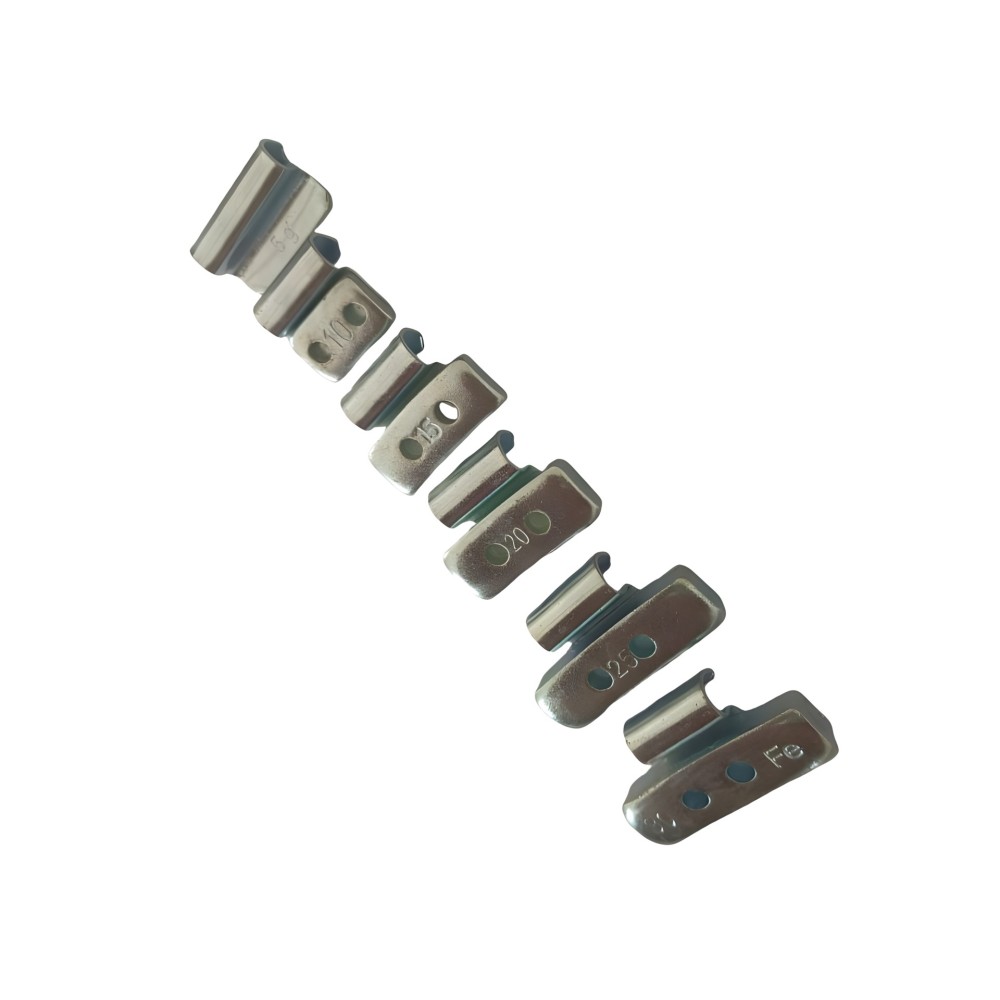 150 Masses d'Equilibrage Plombs à  Frapper Poids Pour Jantes Alu / Aluminium 5-30g