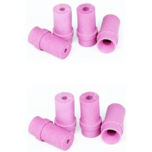 2 jeux de 4 Buses céramique roses pour Pistolet Sableuse Microbilleuse