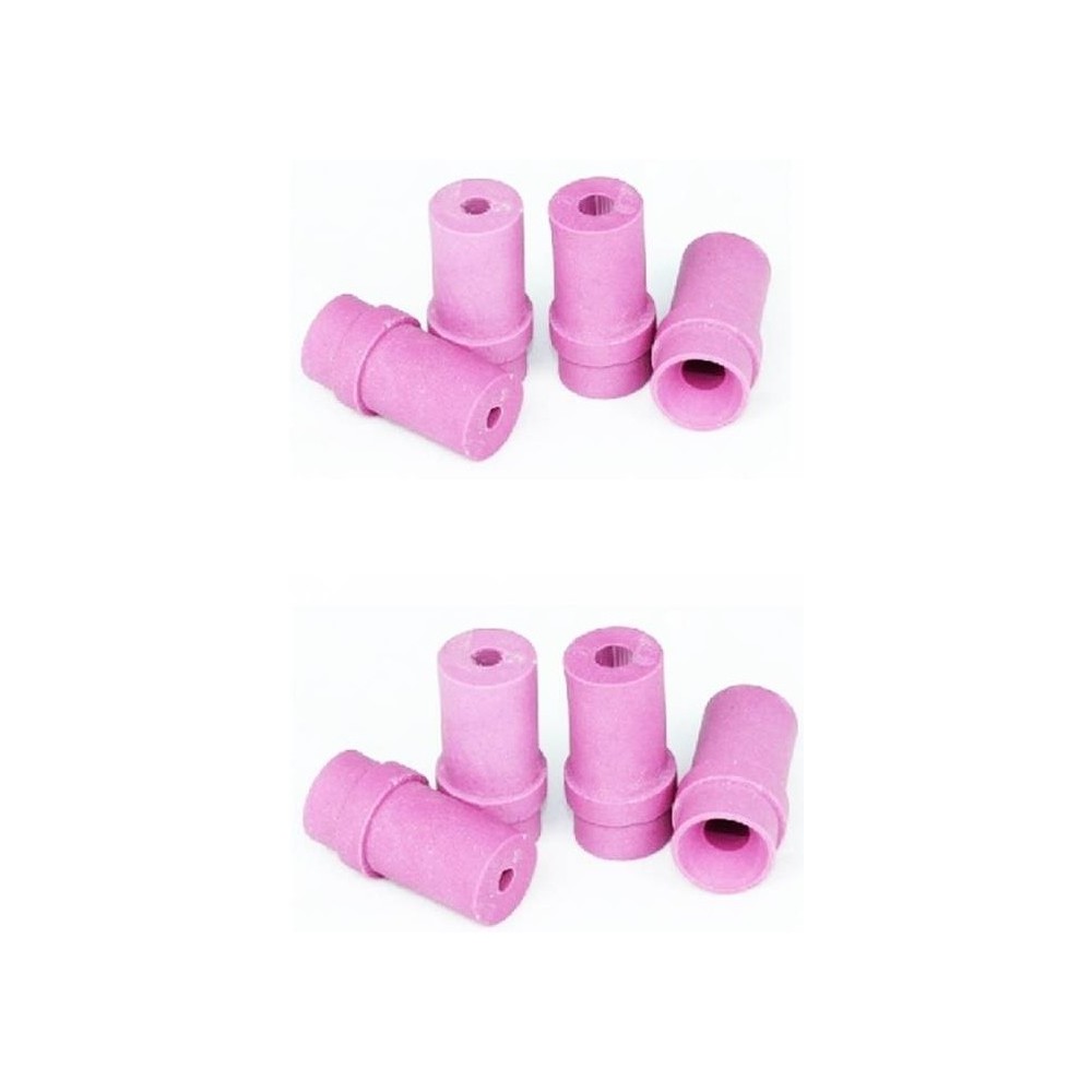2 jeux de 4 Buses céramique roses pour Pistolet Sableuse Microbilleuse