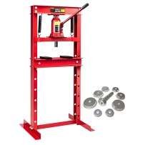 Presse Hydraulique d'Atelier 12T + 9 Adaptateurs Roulement Presse