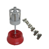 Equilibreuse de Roue Manuelle Portable + 150 Plombs Masses à  Frapper Alu / Aluminium 5-30g