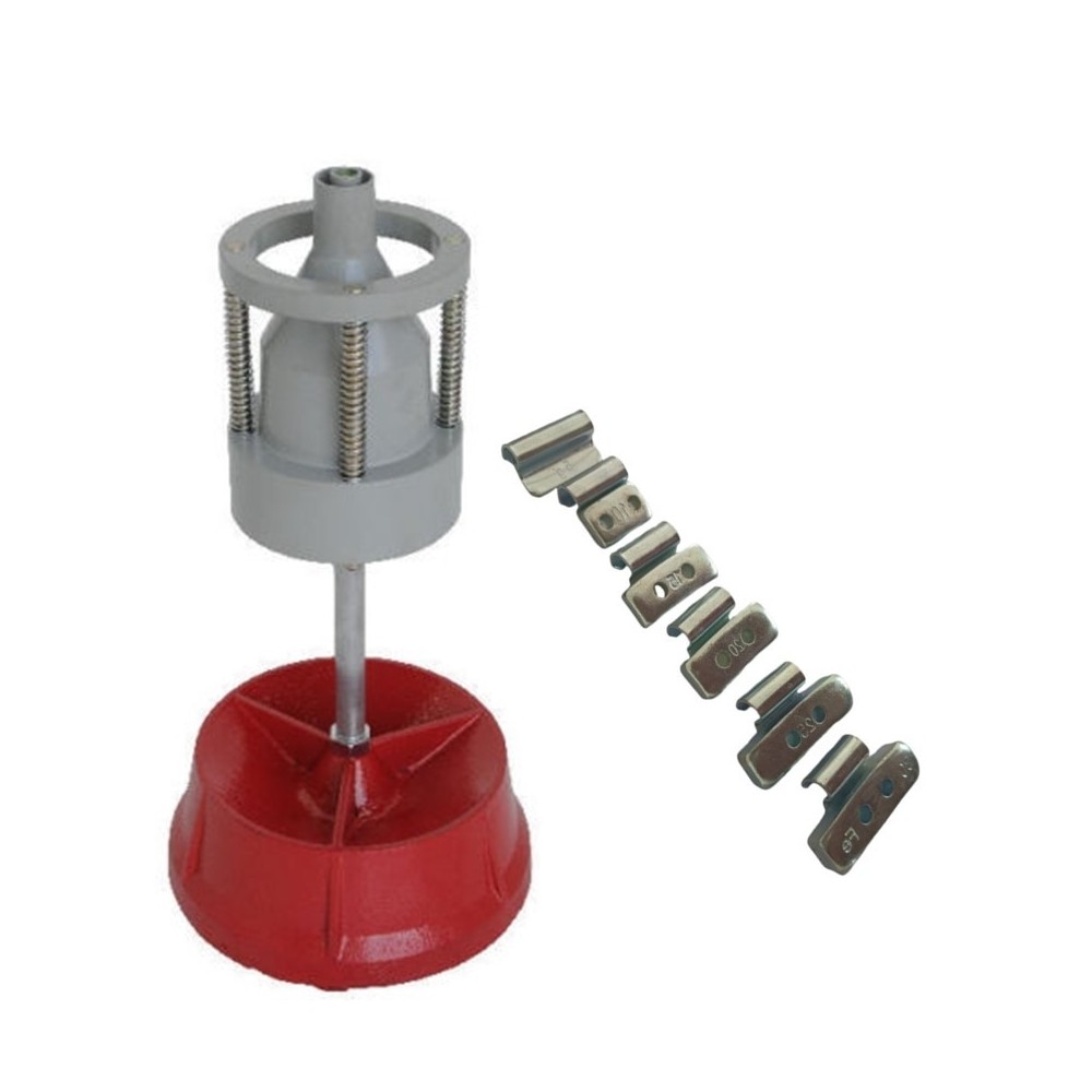 Equilibreuse de Roue Manuelle Portable + 150 Plombs Masses à  Frapper Alu / Aluminium 5-30g