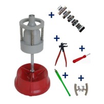 Equilibreuse de Roue Manuelle + 150 Masses à  Frapper Jante Alu 5-30g