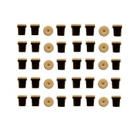 10 jeux de 4 Buses céramique noires pour Pistolet Sableuse : 3mm