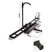 Porte-Moto Attelage Scooter avec Rampe de chargement 227kg + Adaptateur 2'' 85x55mm