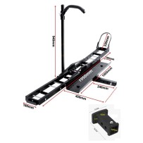 Porte-Moto Attelage Scooter avec Rampe de chargement 227kg + Adaptateur 2'' 90x55mm